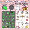 Leesgel (Glow + Metallic Glitter) Temporary Tattoos for Kids Girls Boys, Unicorn Birthday Decorations Party Favors Party Supplies, Kids Temporary Tattoos Toy Tattoos stickers