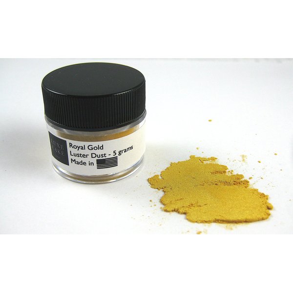 Royal Gold - 5 gram - Edible Luxury Cake Dust for Cakes, Cupcakes, Cookies, Icing, Chocolate Wedding Party Baking Cupcake Cookie Ice Cream Decoration Supplies