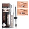 MAEPEOR Waterproof Eyebrow Gel 8 Colors Full-pigmented Long Lasting Liquid Brow Gel for Fuller & Defined Looking (#07 Cool Grey）