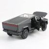 1:32 Scale Toy Trucks Pickup Model Pull Back Pick-Up Truck with Sound and Light, Alloy Diecast Truck Toys for Kids Gift or Vehicles Model Collection Enthusiasts (1/32 Black Pickup)