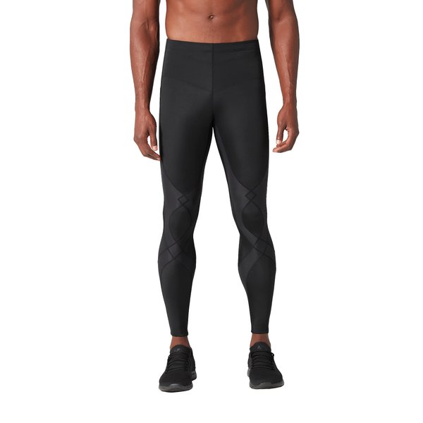 CW-X Men's Stabilyx Joint Support Compression Sports Tights, Black, Medium