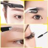8 In 1 Eyebrow Grooming Kit, Multipurpose Exfoliating Dermaplaning Tool, Male And Female Facial Razor Facial Trimming Razor Eyebrow Brush Scissors Tweezers Tool