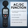 Decibel Meter, Sound Level Meter,Portable Noise monitor with 30dB~130dBA Measuring Range, LCD Backlight Display, Compact Tripod Mount, Noise Measurement Professional Instrument