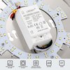 LINEWAY Motion Sensor Ceiling Light LED Flush Mount Light Fixture 10inch 16W 1600LM Timer Sensor Range Adjustable Warm White Ceiling Lamp for Hallway Garage Porch Stairway