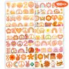 Cute Groovy 2 Temporary Tattoos 10 Sheets 100 PCS Boho Party Decorations Favors Supplies Two Peace Theme Birthday Stickers Christmas Gifts for Boys Girls Kids Class School Prizes Carnival Christmas