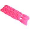 Jumbo Braids Box Braids Braiding Hair Extensions For Braiding Kanekalon Color Extensions for Braids,3 Pcs,24" Rose Pink.