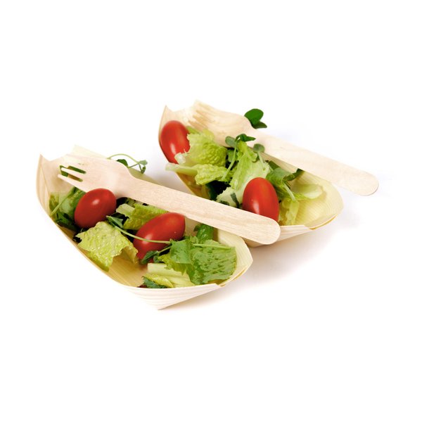 Perfect Stix Disposable Wooden Forks. 100% All- Natural Wooden Compostable Forks 6" Length (Pack of 100)