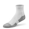 Dr. Comfort Diabetic Unisex No Show Socks, White, Medium