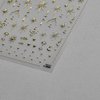 Moon Star Nail Art Stickers Decals 3D Gold Bronzing Nail Stickers Laser Star Moon Luxury Nail Design Self-Adhesive Nail Decals Manicure Sliders for Women Girls DIY Nail Art Decorations Supplies