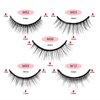 Self-adhesive Eyelashes,2024 New Snap on Lashes, Waterproof False Eyelashes Natural Look for Makeup Easy to Put on (W08)