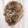 Yean Wedding Hair Comb Crystal Rhinestone Hair Vine Bridal Hair Piece for Women and Girls