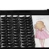 Bodermincer 120 Clusters/box Wide Cluster 3D Effect Glue Bonded Cluster Eyelashes Individual Eyelash Extension Eyelashes Bunches False Eyelashes Home Eyelash Extension (18MM)
