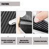Yumfugu Pack-8 Car Door Protection Kit, Door Handle Scratch-Proof Stickers, Carbon Fiber Door Bowl Protector, Universal for Most Cars, Trucks and Vans (Black)