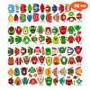 96 PCS Funny Winter Ugly Temporary Tattoos Themed Birthday Party Decorations Supplies Favors Decor Cute Snowflake Santa Tattoo Stickers Gifts For Kids Boys Girls School Prizes Carnival Christmas