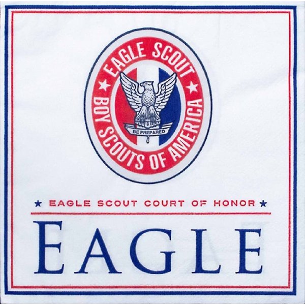 Eagle Scout Court Of Honor Dessert Napkins, 50pk