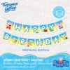 Treasures Gifted Officially Licensed Peppa Pig Birthday Banner - Peppa Pig Happy Birthday Banner - Peppa Pig Birthday Party Supplies, Peppa Pig Banner