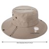 Sun Hats for Men Women Fishing Hat UPF 50 Wide Brim Boonie Hats for Safari Beach Summer UV Protection Bucket Hat Beige