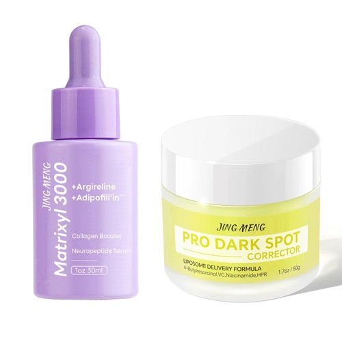 JING MENG Dark Spot Corrector Remover Matrixyl 3000 Serum Advanced Liposome Encapsulated 4-Butylresorcinol Niacinamide HPR Vitamin C,Plump up Skin, Anti Aging, Instantly Firming, Liposomal Retinol