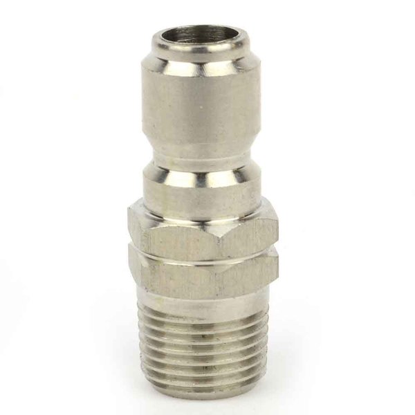 Interstate Pneumatics PW7146 Pressure Washer 3/8 Inch MNPT Stainless Steel Plug 5200 PSI
