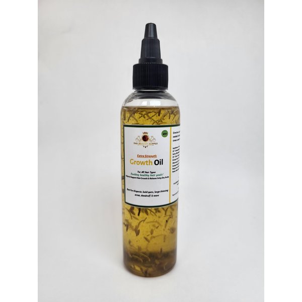Fab Beauty Supply Extra Strength Hair Growth Oil with Essential Oils, Multi-Purpose for Thinning Hair, Itchy and Dry Scalp for All Hair Types