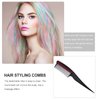 Beaupretty Hair Dye Comb Black Detangling Roller Comb Tail Tip Hair Comb Hair Anti Splicing Comb for Salon Barber Hair Dye