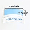 Eumos 40pcs Double Sided Wig Tape Waterproof Lace Front Tape for Wigs Adhesive Tape Strong Hold Clear Wig Tape for Lace Wigs Toupee Hairpiece