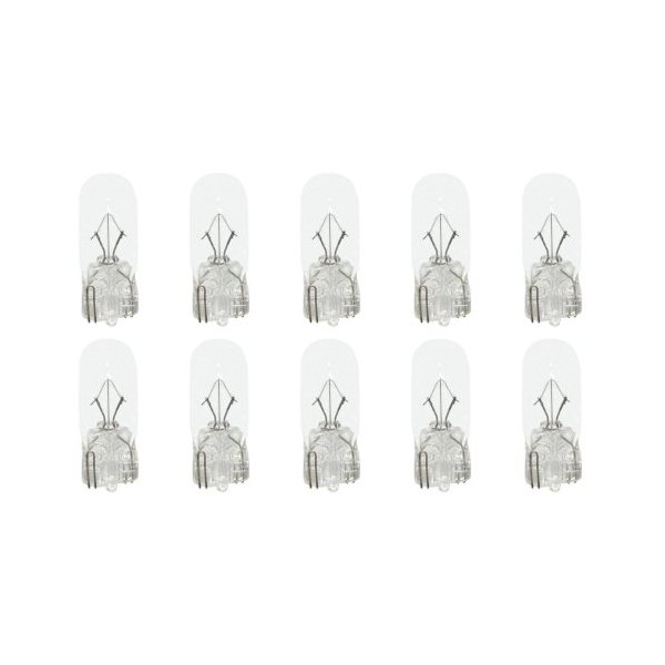 CEC Industries #2821LL Long Life Bulbs, 12 V, 3 W, W2.1x9.5d Base, T-3.25 shape (Box of 10)