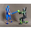 (Assembly Completed) 3D Printed T13 Action Figure, Dummy 13 Collectible Action Figure Articulated, for Collectors Desktop Decorations,muñeco de acción (Black Green)