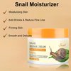 Snail Repair Cream, Snail Moisturizer with Snail Secretion Filtrate, Repair Damage Skin, Ruduce Fine Line, Hydration Snail Face Cream for Dry Skin, Snail Mucin Essence for Women Skin Care