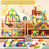 SHAHNARO 42 Pcs Magnetic Building Blocks for Kids, 3+ Years, Montessori Educational Construction Toy Set