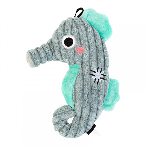 MiOYOOW Squeaky Dog Toy, Tough Plush Puppy Toy Stuffed Dog Chew Toy with Soft Fabric & BB Sound for Small Medium Dog