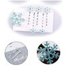 12 Pcs Bobby Pins Christmas Snowflake Hair Clips Wedding Hair Pins Bridal Hair Accessories Hair Buckle Barrettes for Girls Women