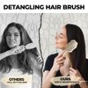 Detangler Brush For Women, Men & Kids - Anti-Static Detangling Hair Brush - Vented brush with 360° Flex Gently removes knots Without Breakage., Dry and Wet Brush For Thick, Fine, Natural & Curly Hair