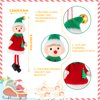 Civaner 4 Pieces Christmas Elf Dolls Christmas Stuffed Dolls Elf Plush Dolls Christmas Novelty Toys Elves for Holiday Party New Year Santa Plush Toys Fun Decorations for Little Boys and Girls