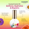 Blossom Hydrating, Moisturizing, Strengthening, Scented Cuticle Oil, Infused with Real Flowers, Made in USA, 0.42 fl. oz, Cherry