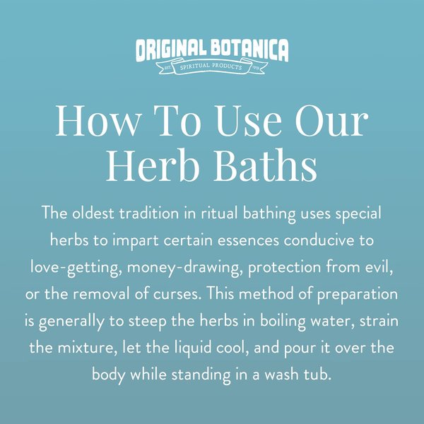 Original Botanica Uncrossing Herb Bath Spiritual Cleansing Body Wash Ritual Negative Energy Protection Herb Purification Reverse Spell Jinx Reversal Removal