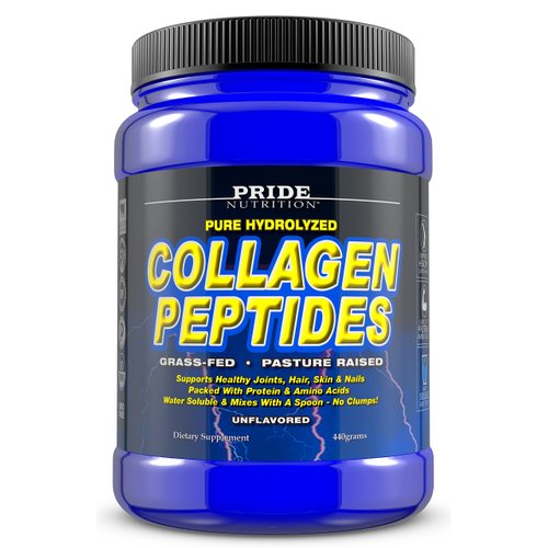 Collagen Peptides Powder - Grass Fed Pasture Raised Hydrolyzed Paleo and Keto Protein Supplement - for Youthful Skin, Healthier Hair, Joints, Stronger Nails - GMO and Gluten Free