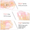 Jayongnee clip Hair Claw Clips for Women, Shell Hair Clips for Thin Hair, French Design Acrylic Hair Barrettes with Print Hair Accessories for Women Girls Strong Hold Jaw Clips