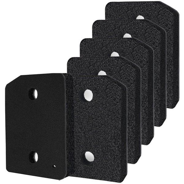 6 Pack T1 Dryer Plinth Filter for Miele T1 Heat Pump Tumble Dryer [9164761] Toe-Kick Lint Foam Replacement Filter