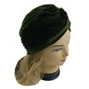 5 Velvet Women Stretchy Turban Chemo Cap Bennie Head Wrap Headwear (5 Velvet)