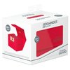 Ultimate Guard Sidewinder 80+, Deck Box for 80 Double-Sleeved TCG Cards, Red, Magnetic Closure & Microfiber Inner Lining for Secure Storage
