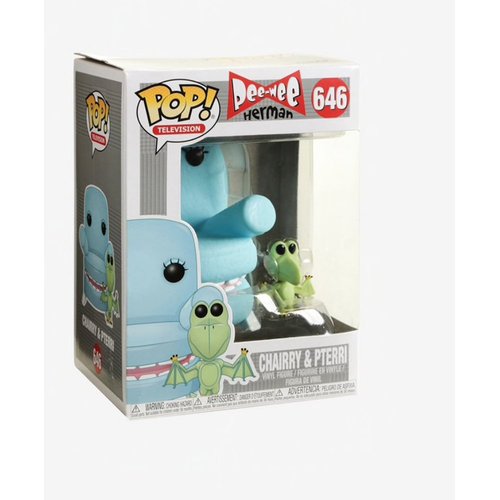 Funko POP! TV: Pee wee's Playhouse Chairry with Pterri Collectible Figure, Multicolor