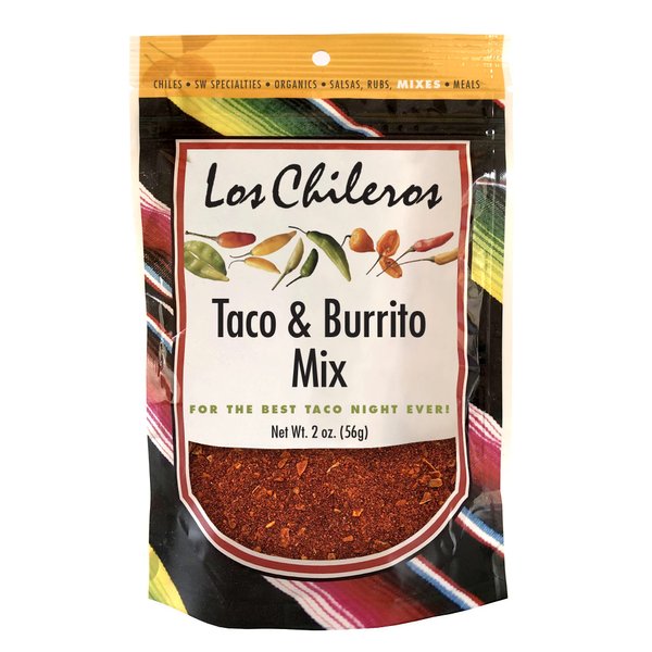 Los Chileros Taco and Burrito Mix, 2 Ounce