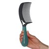 Allegro Combs Gripforte Wavy Wide Tooth Comb For Curly Hair For Curls Hair Combs For Women Men Afro Comb Detangler