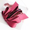 Generic 2 PCS Ribbon Bow Banana Clip Vertical Ponytail Claw Clip Bowknot Hair Clip for Women Girls Korean Style Banana Barrette Sweet Hair Accessories Ponytail Holder