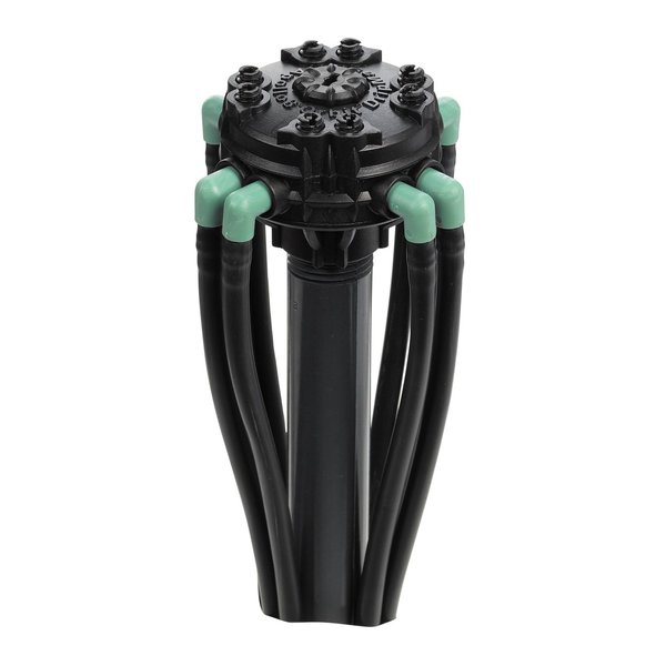 Orbit 61008 Adjustable Flow 8-Port Drip Irrigation Manifold for 1/4" Tube