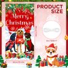 Christmas Door Cover Merry Christmas Peppermint Ice Cream Front Door Decorations Banner Christmas Gingerbread Man Candy Cane Door Cover Banner for Xmas New Year Holiday Candy Party Supplies
