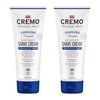 Cremo Barber Grade Cooling Shave Cream, Astonishingly Superior Ultra-Slick Shaving Cream Fights Nicks, Cuts And Razor Burn, 6 Fl Oz (2 Pack), WHITE