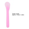 100pcs Cosmetic Apply Spatula - Disposable Facial Mask Spatulas Makeup Face Mud Mask Mixing Spoon Pink Translucency Mask Applicator Stick Tattoo Repair Cream Wipe Scraper