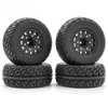 GoolRC RC Car Tires 4pcs Replacements for 12MM 14MM 17MM ARRMA Replacmenet for TRX HSP Tamiya HPI Off-Road Vehicle Short Truck RC Car Wheels RC Car Tires B